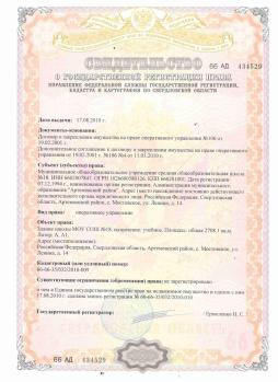 Свидетельство о государственной регистрации права